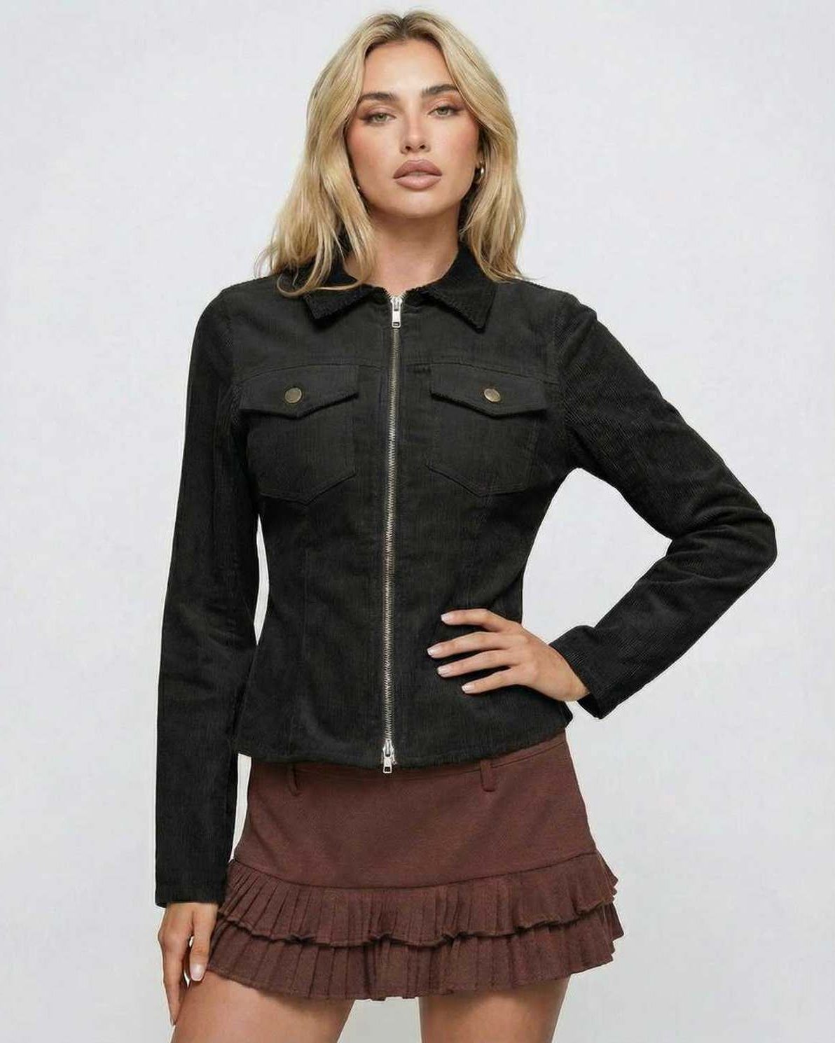 Black Zip Jacket