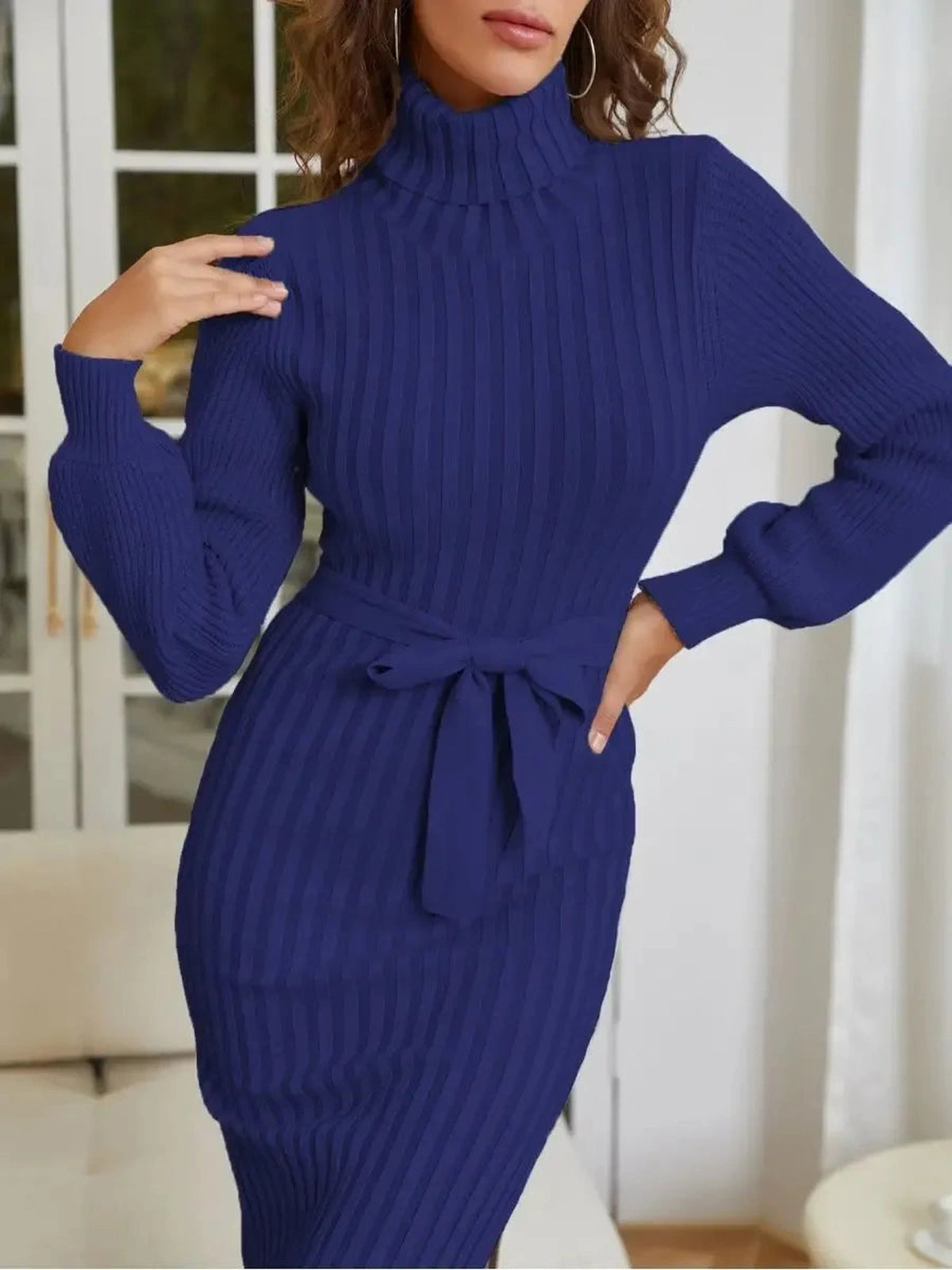Indigo Midi Dress