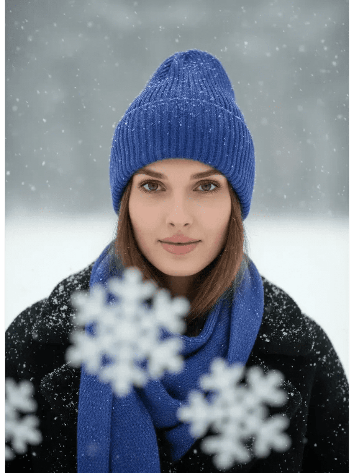 Violet Beanie & Scarf Set