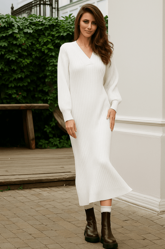 Ivory Midi Dress