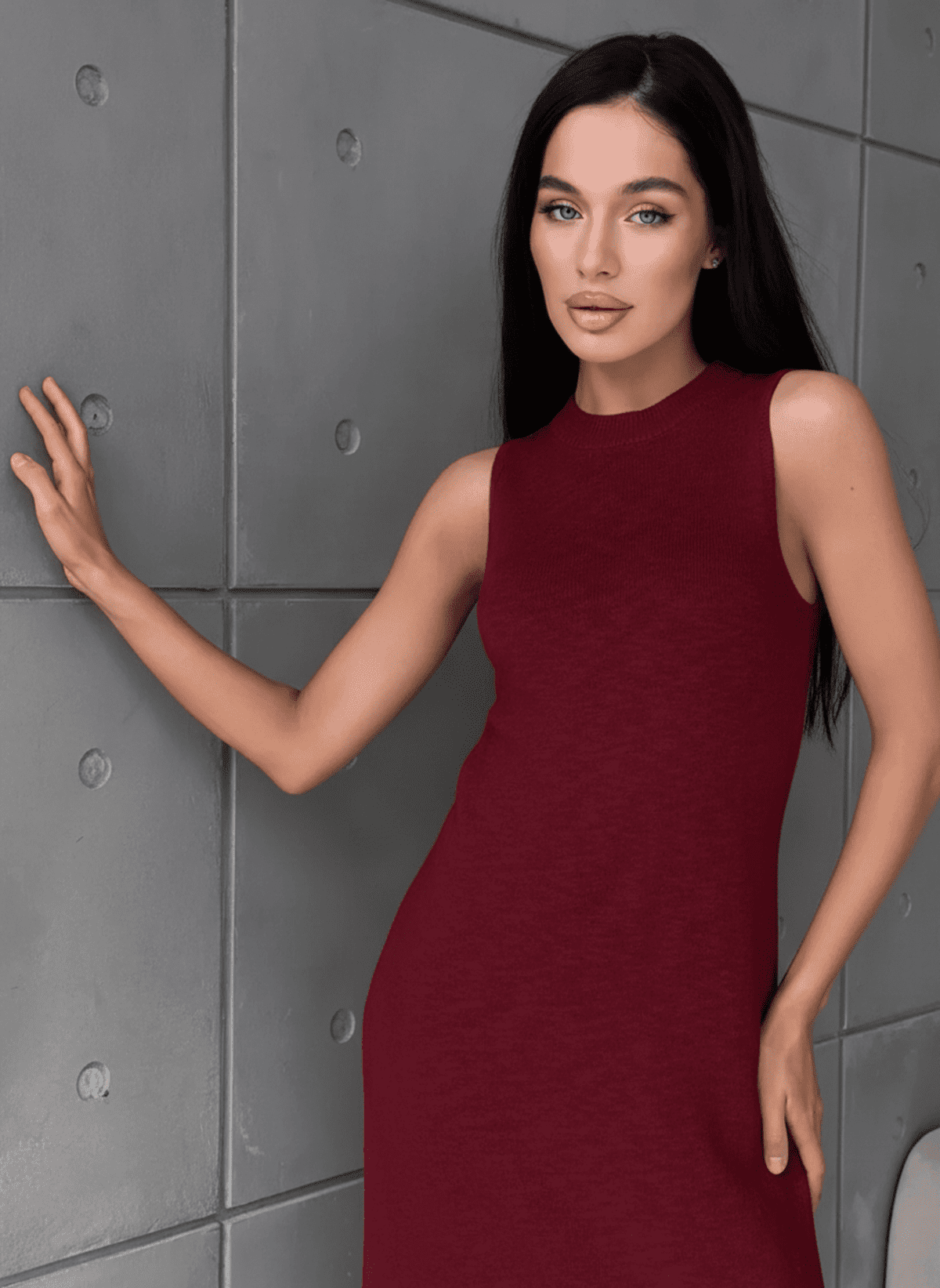 Crimson Maxi Dress