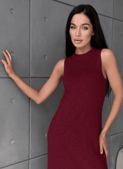 Crimson Maxi Dress