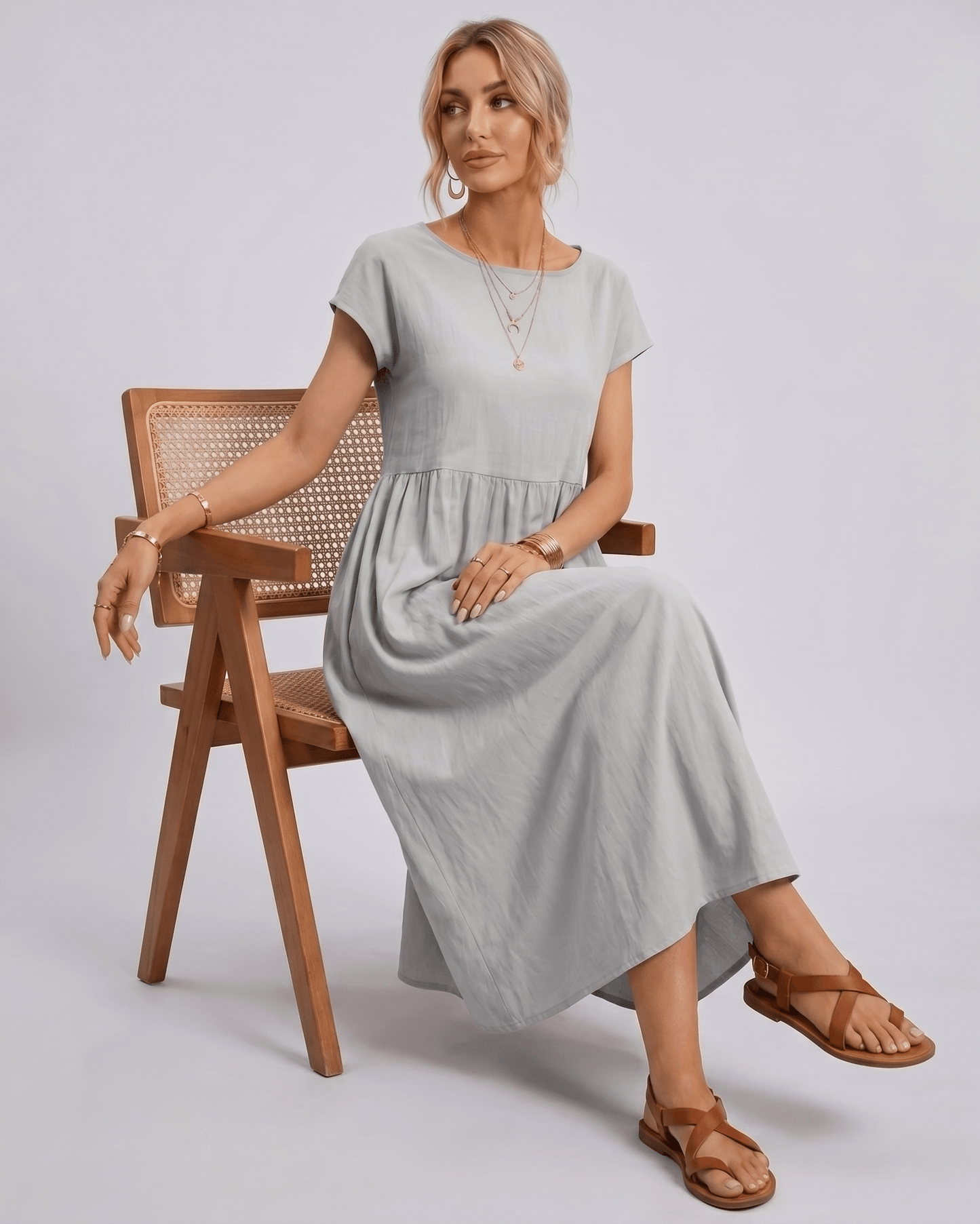 Solenne Midi Dress