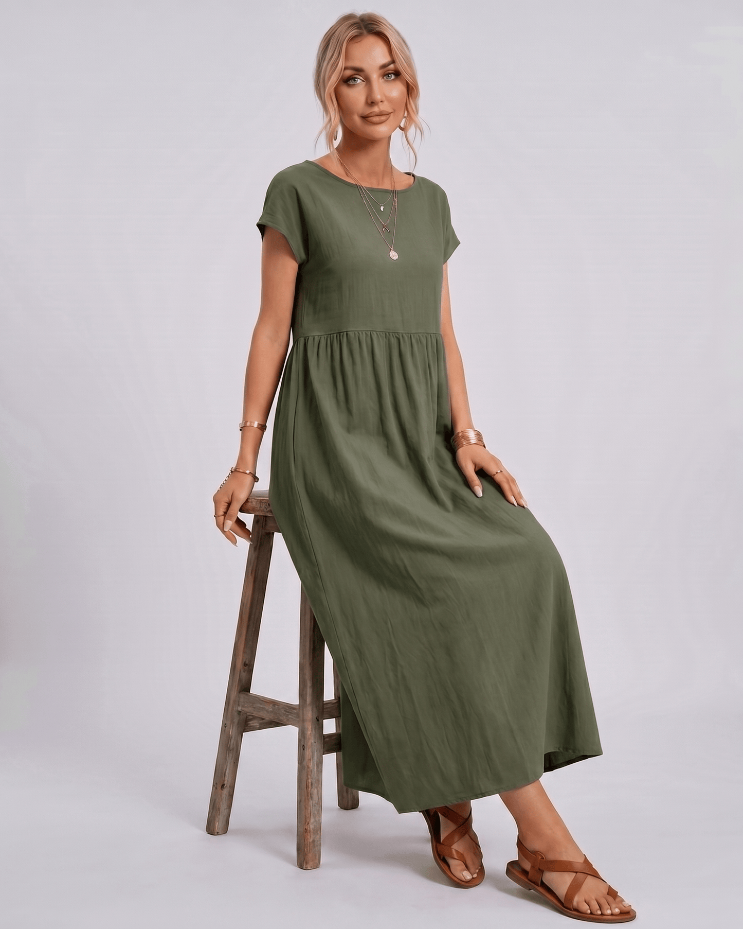 Solenne Midi Dress
