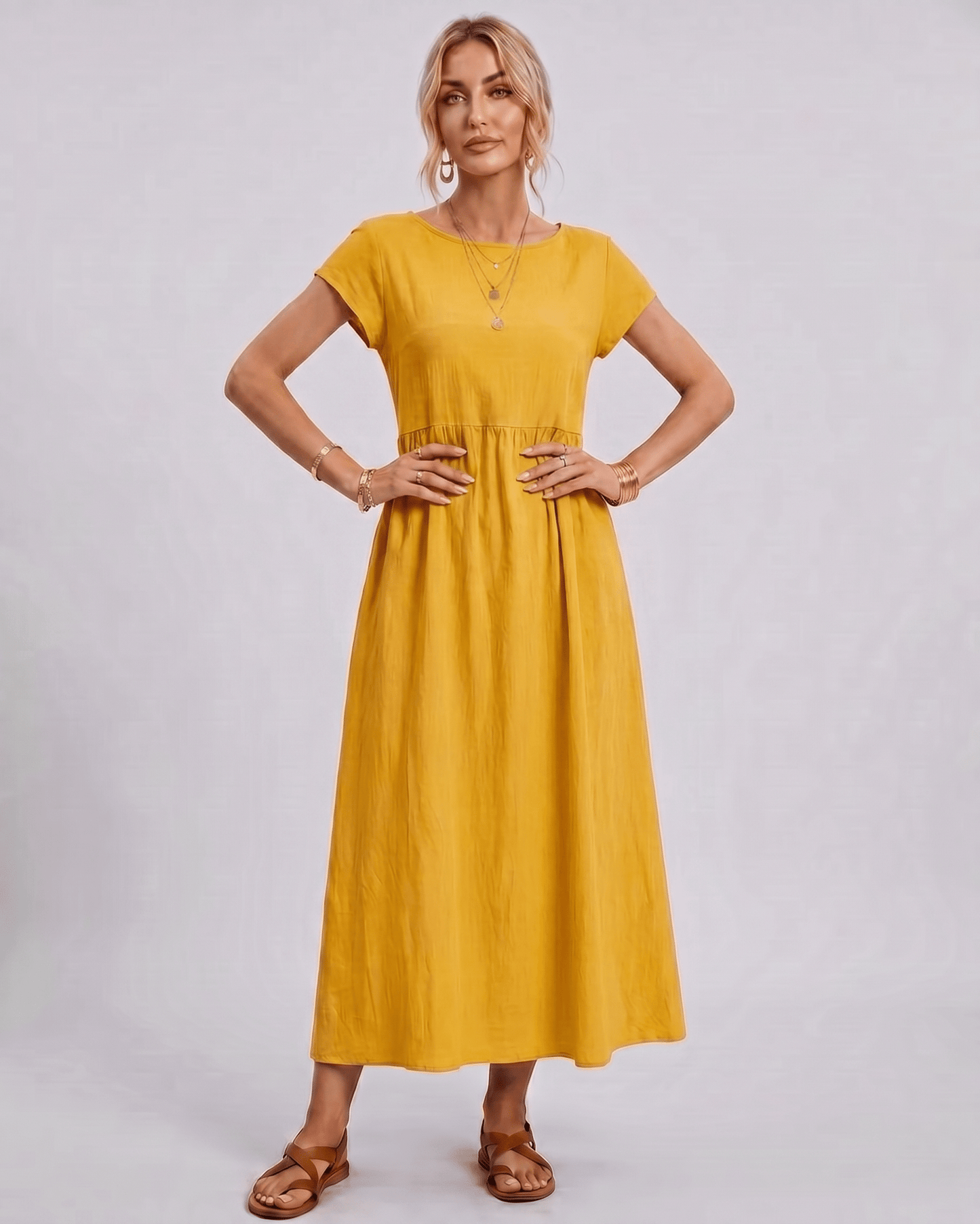 Solenne Midi Dress