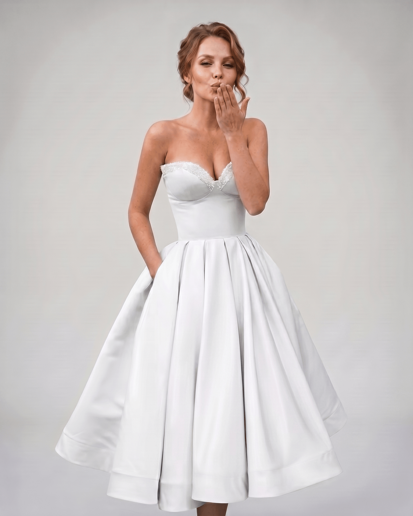 Abito Midi Veloura