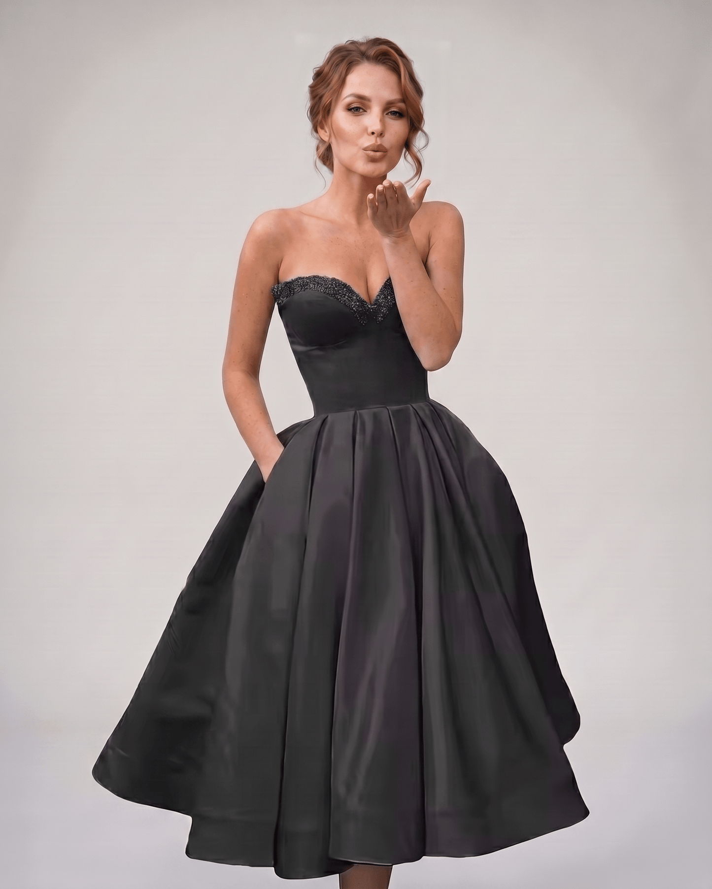Abito Midi Veloura