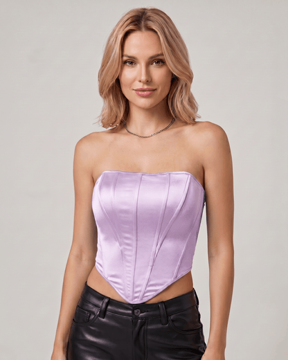 Top Corsetto Veloura