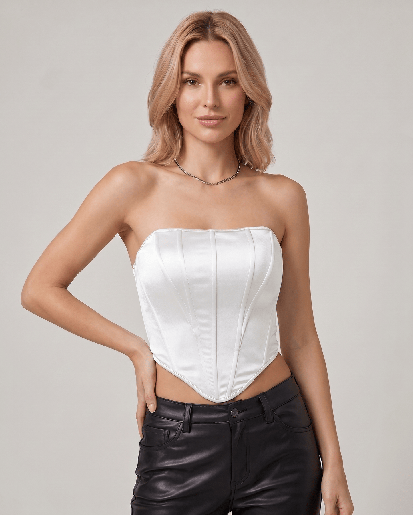 Top Corsetto Veloura
