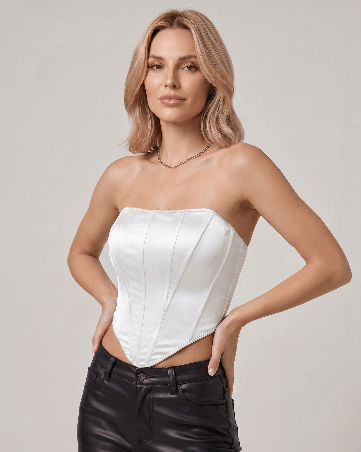 Top Corsetto Veloura