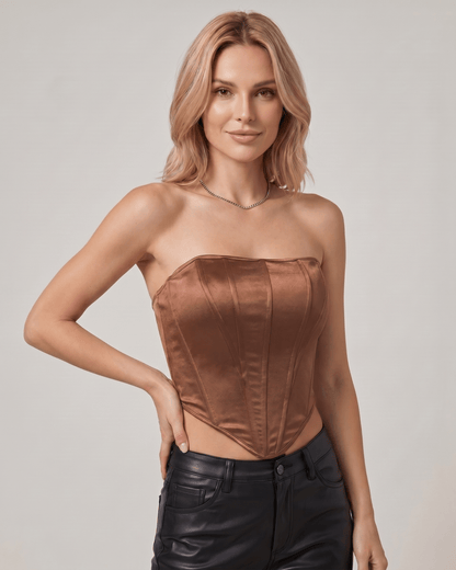 Top Corsetto Veloura