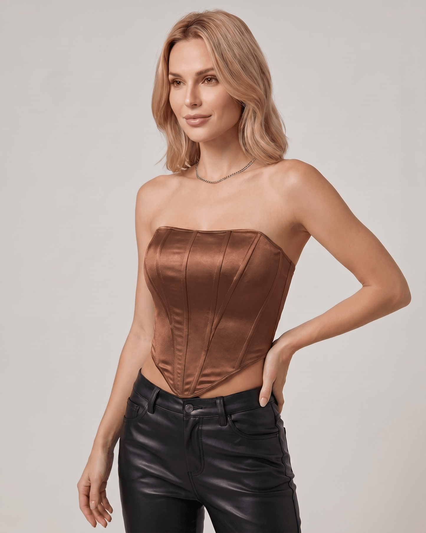Top Corsetto Veloura