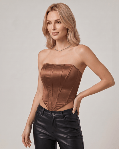 Top Corsetto Veloura