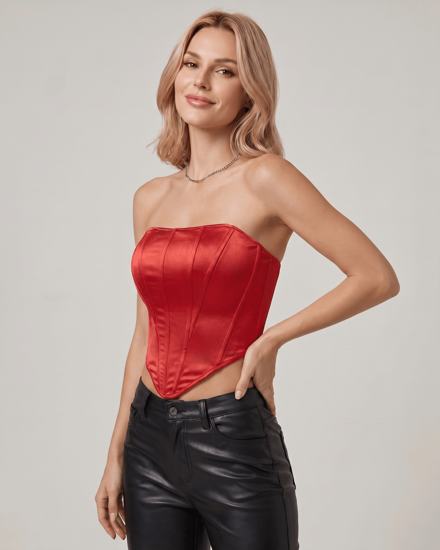 Top Corsetto Veloura