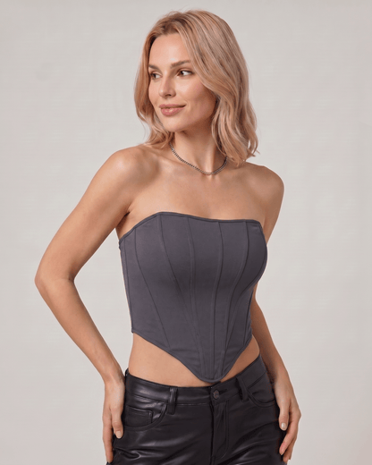 Top Corsetto Veloura