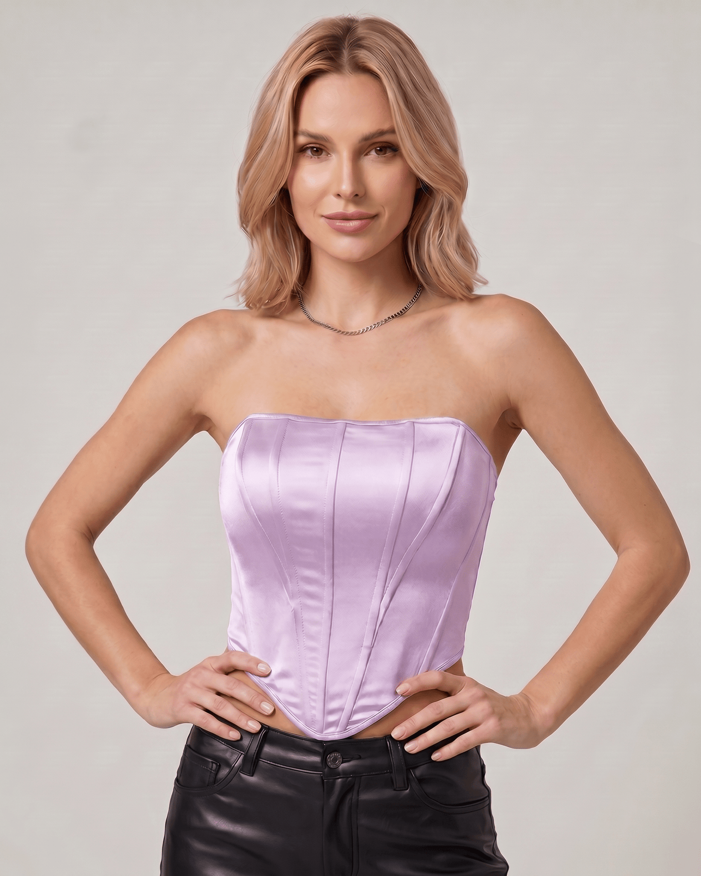 Top Corsetto Veloura