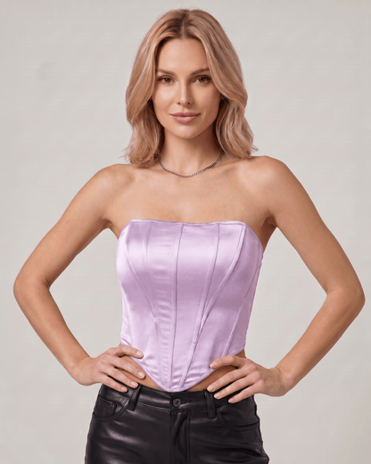 Top Corsetto Veloura
