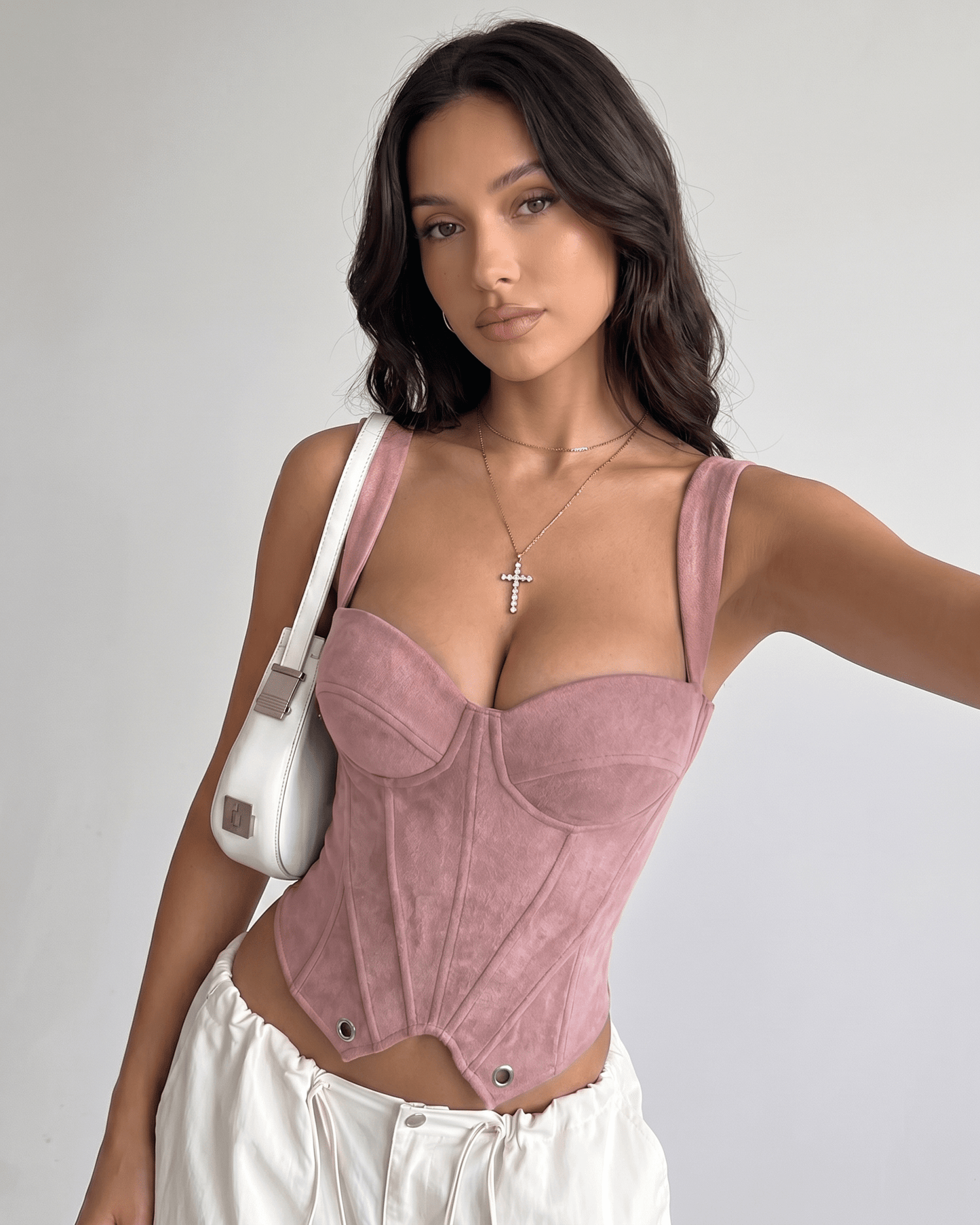 Top Corsetto Veloura