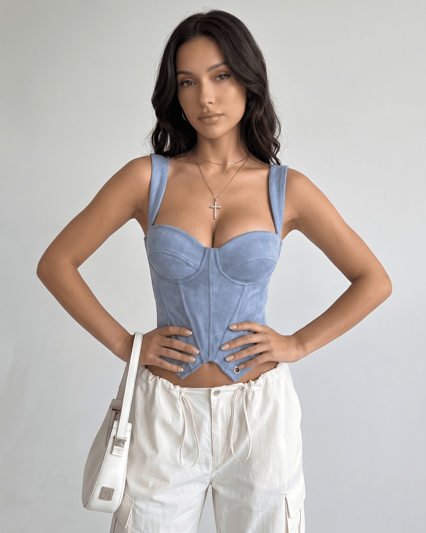 Top Corsetto Veloura
