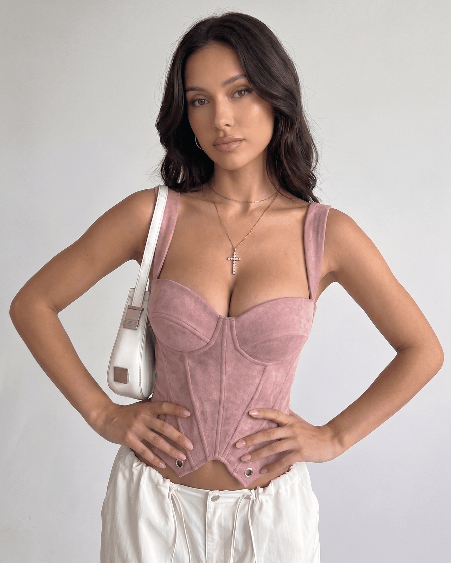 Top Corsetto Veloura
