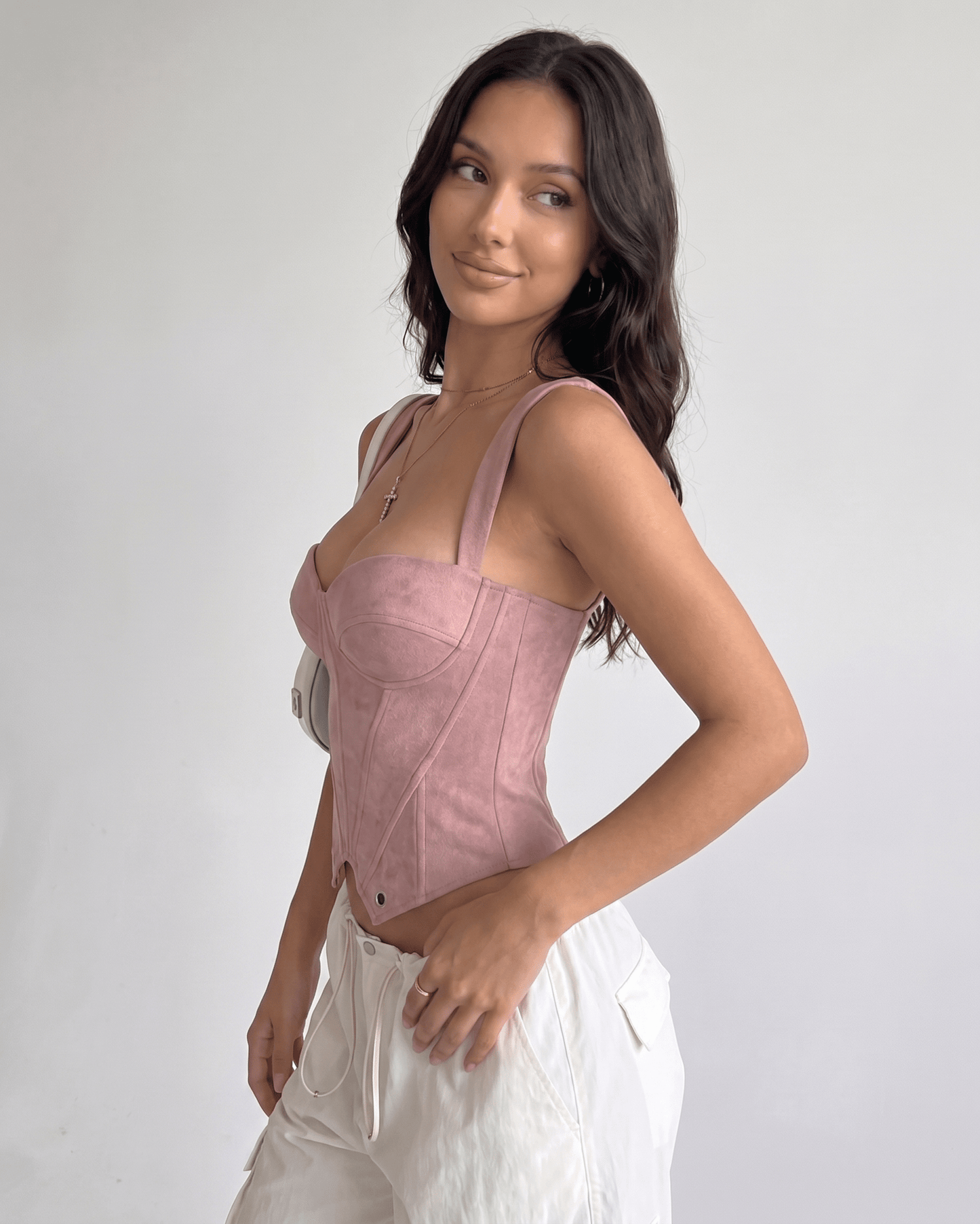 Top Corsetto Veloura