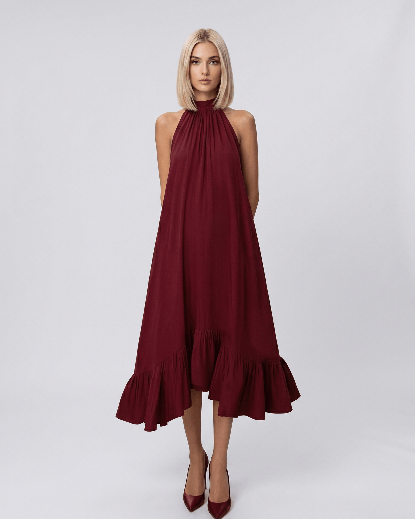 Abito Midi Veloura