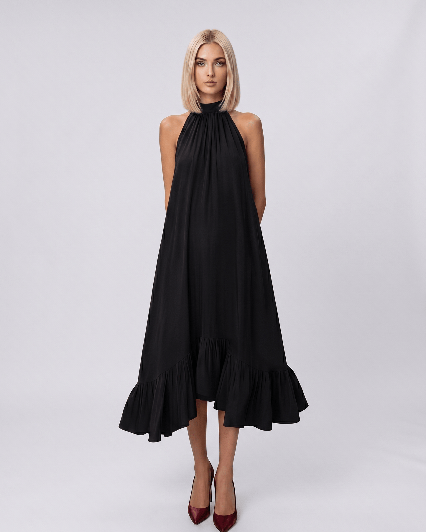 Abito Midi Veloura