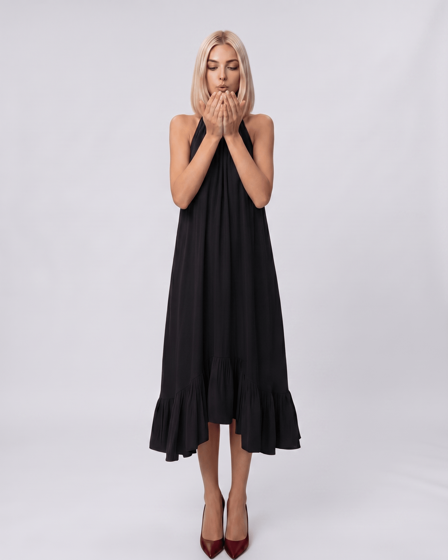 Abito Midi Veloura