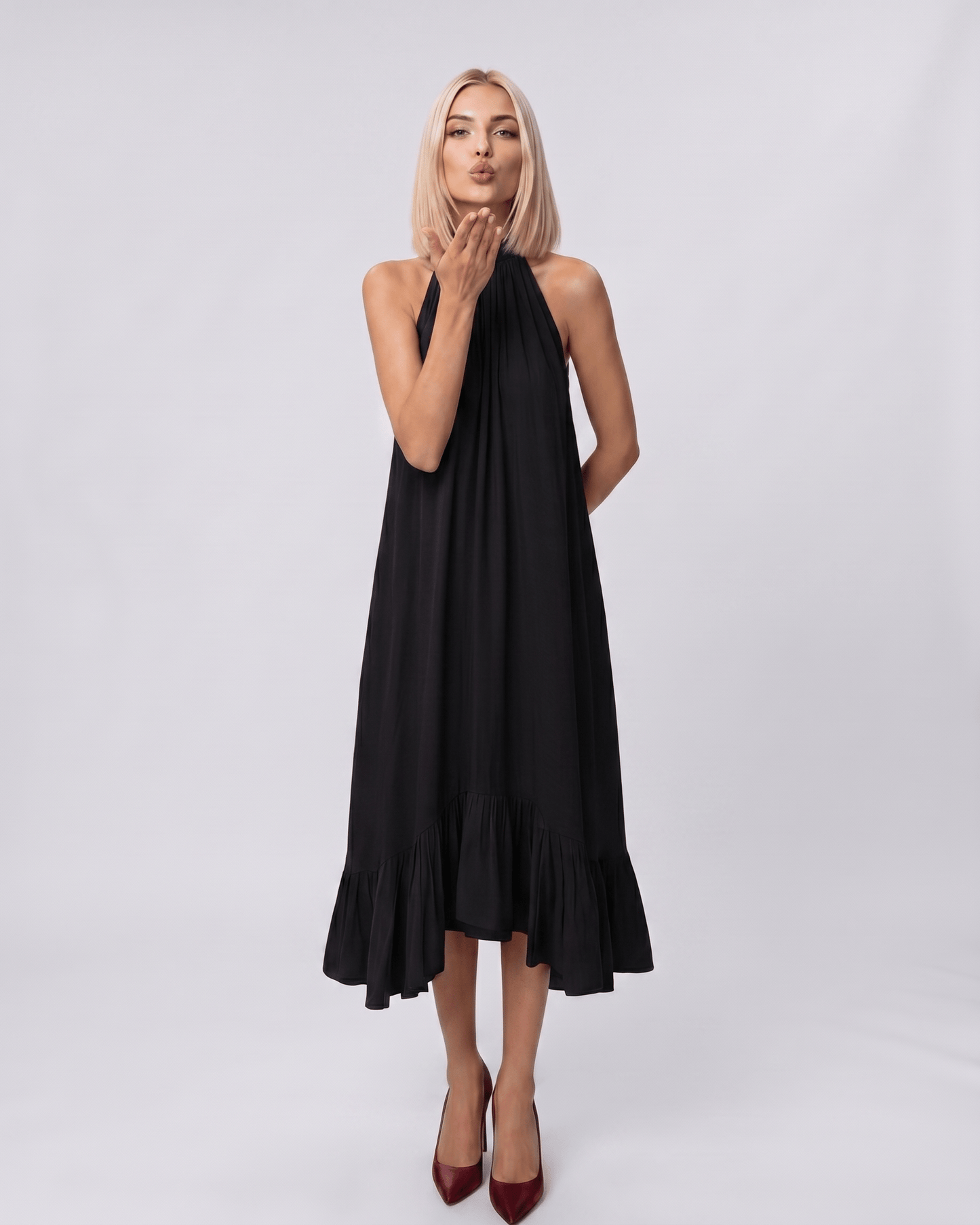 Abito Midi Veloura