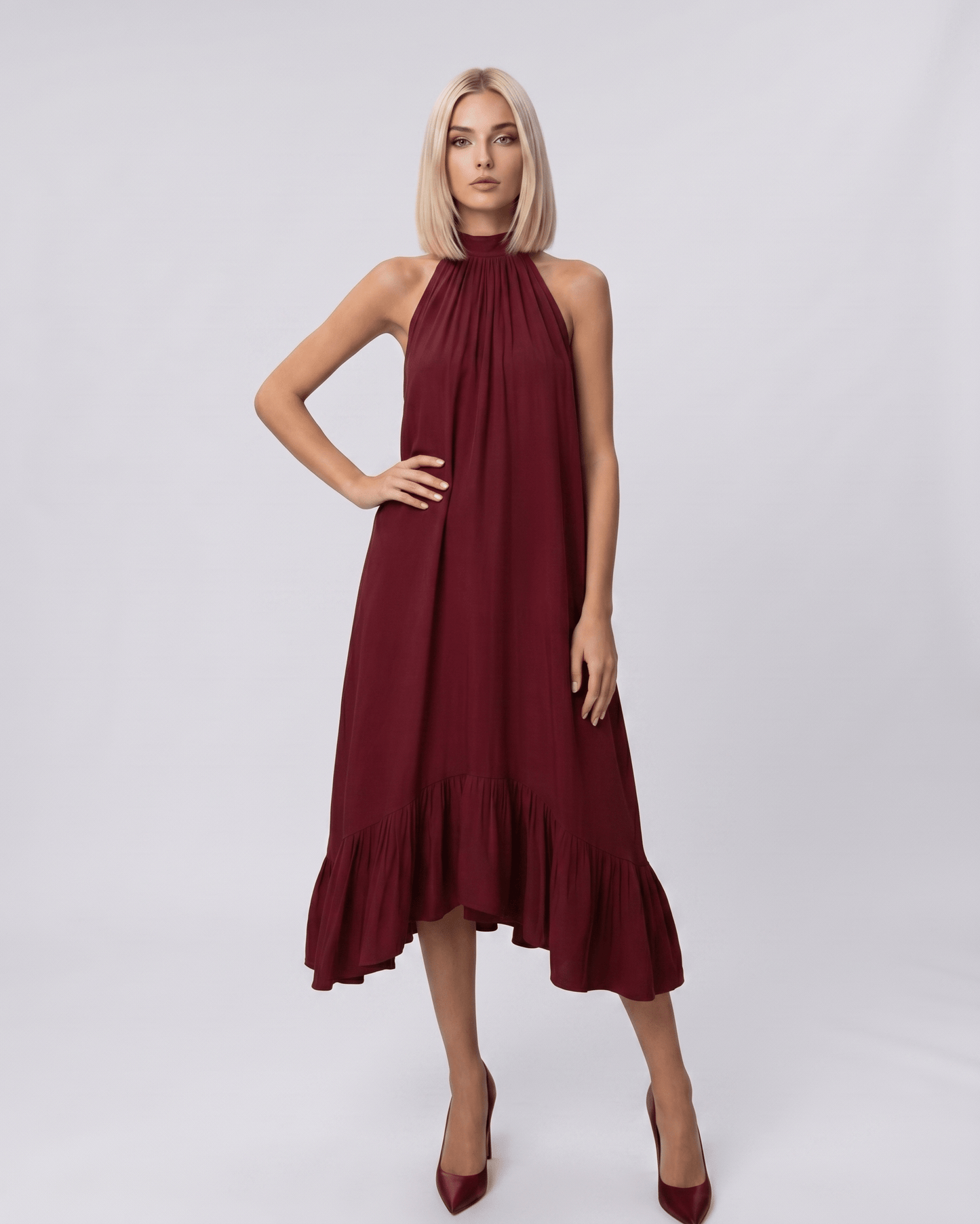Abito Midi Veloura