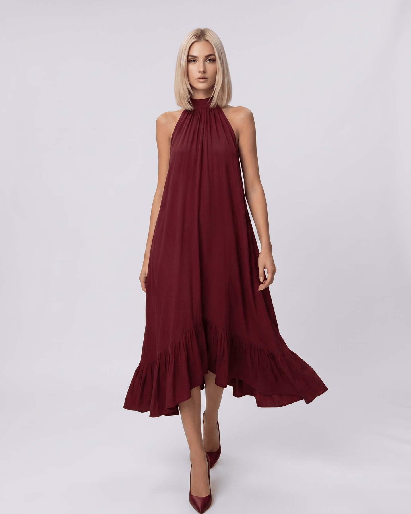 Abito Midi Veloura