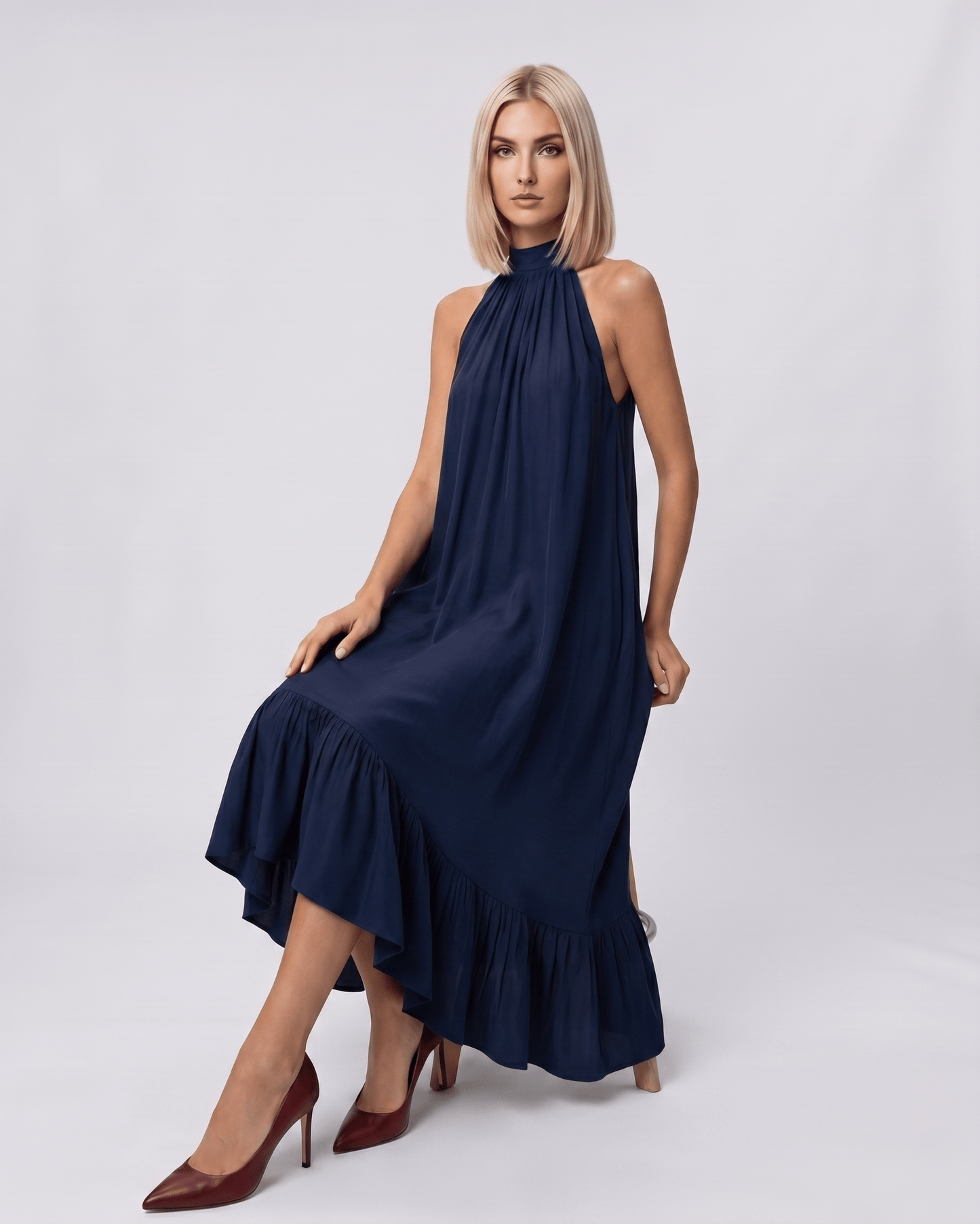 Abito Midi Veloura