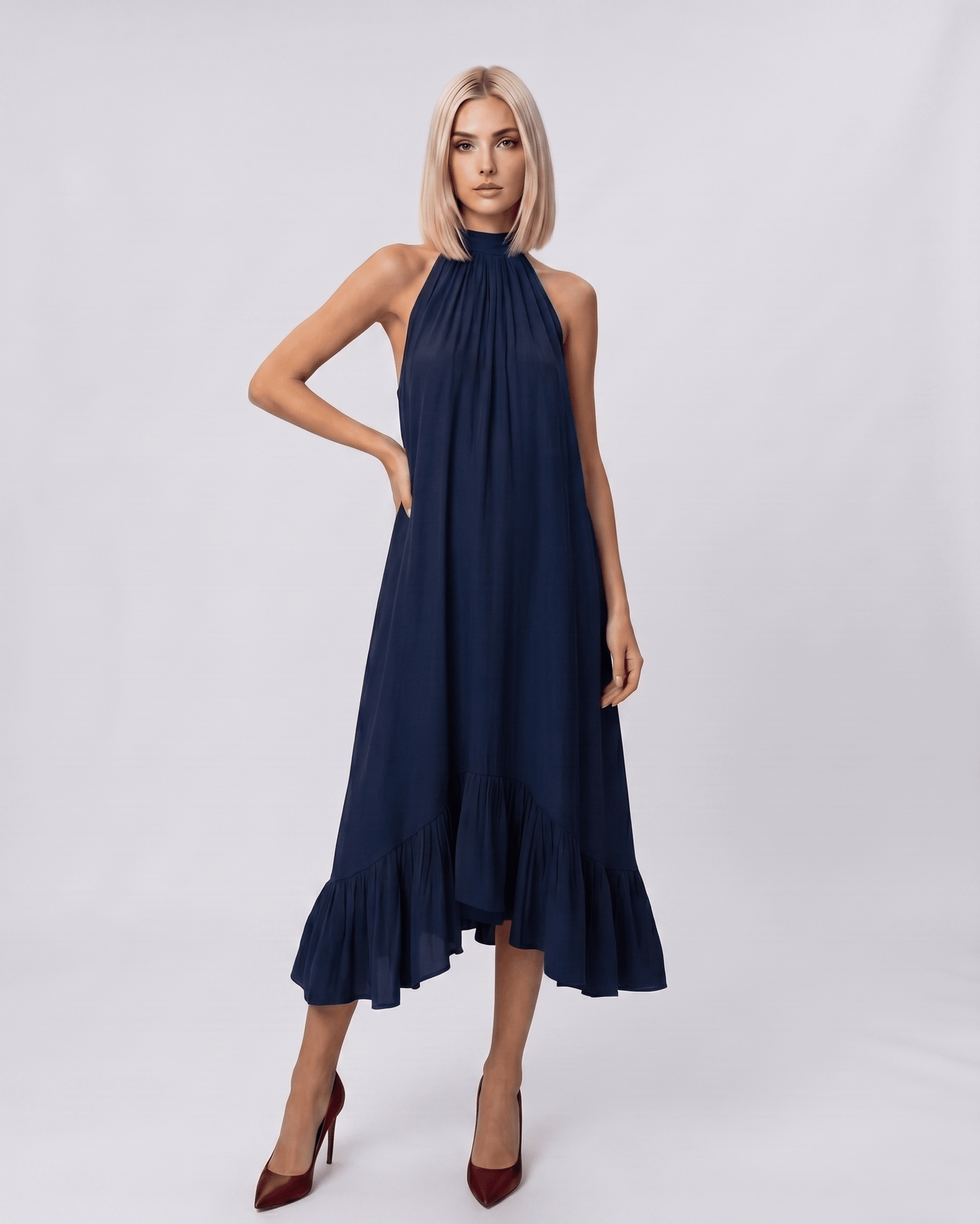 Abito Midi Veloura