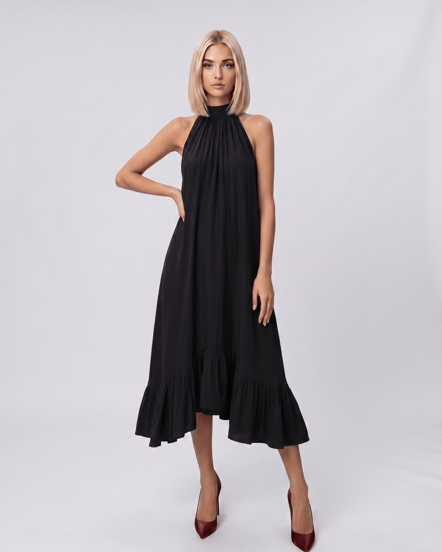 Abito Midi Veloura