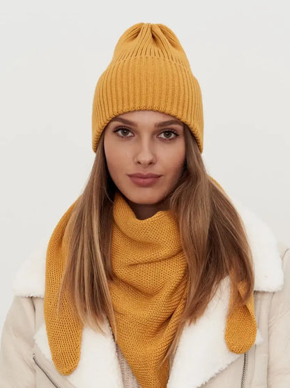Marigold Beanie & Scarf Set