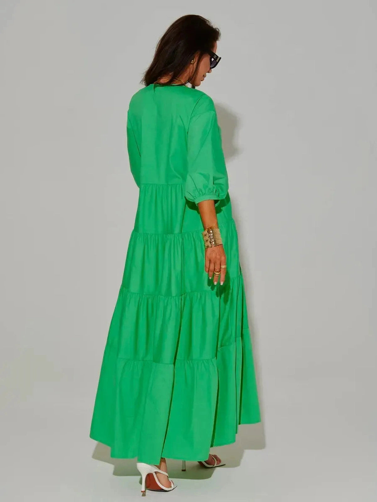 Emerald Midi Dress