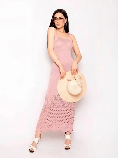 Rosette Midi Dress