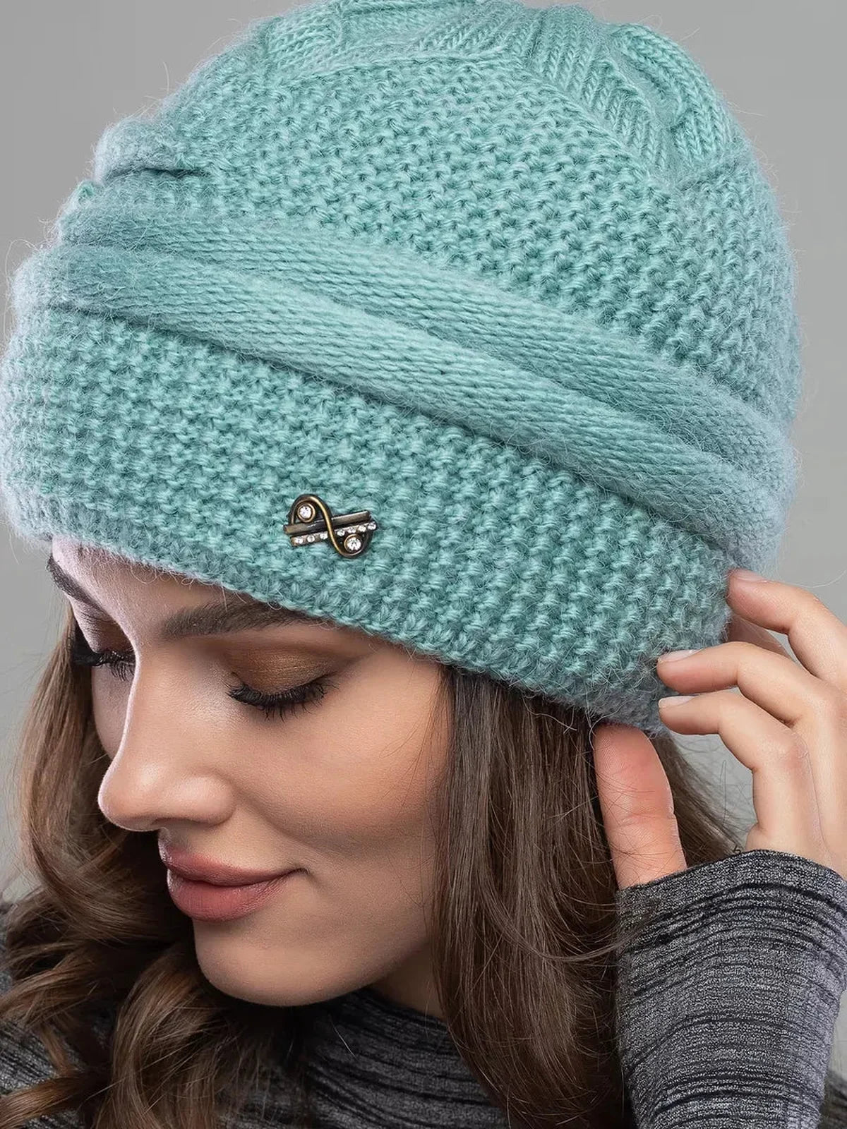 Mint Knitted Hat