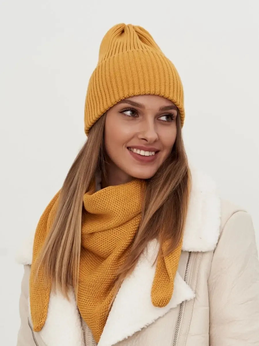 Marigold Beanie & Scarf Set