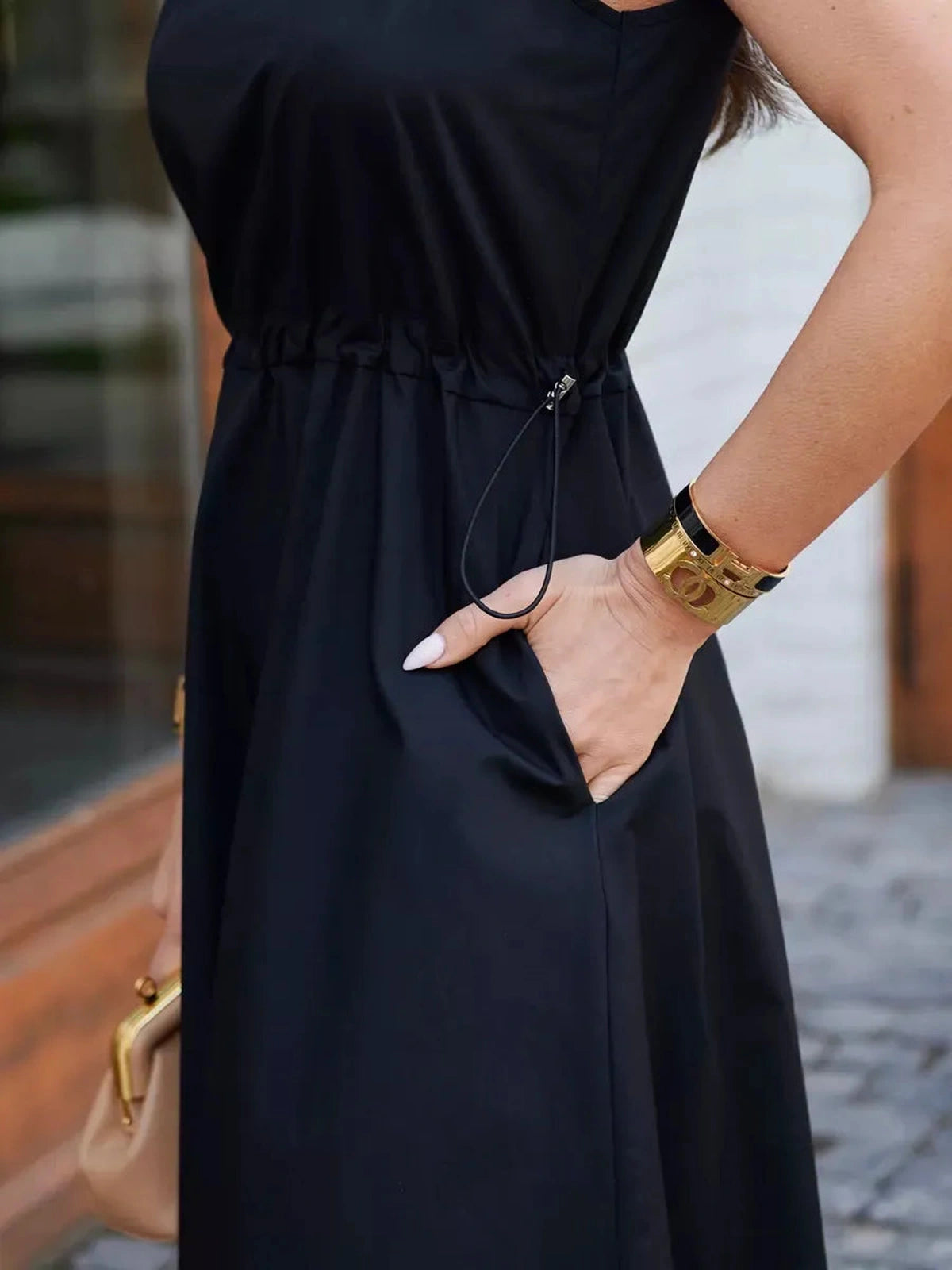 Noir Midi Dress