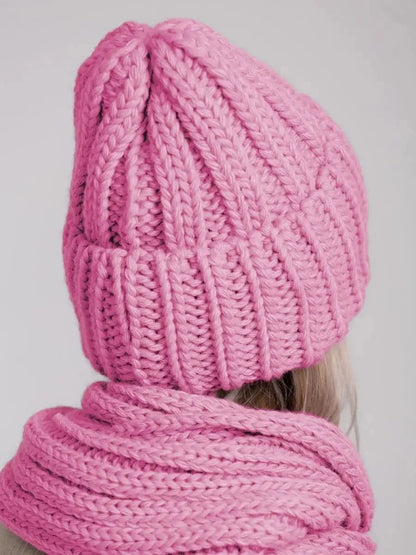 Fuchsia Winter Accessories Set