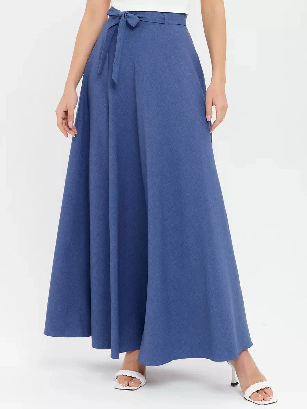 Indigo Maxi Skirt