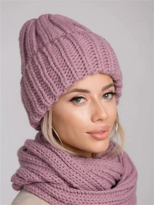 Violet Winter Accessories Set