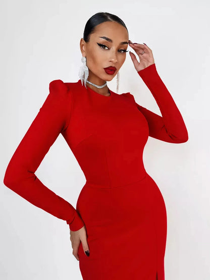 Scarlet Midi Dress