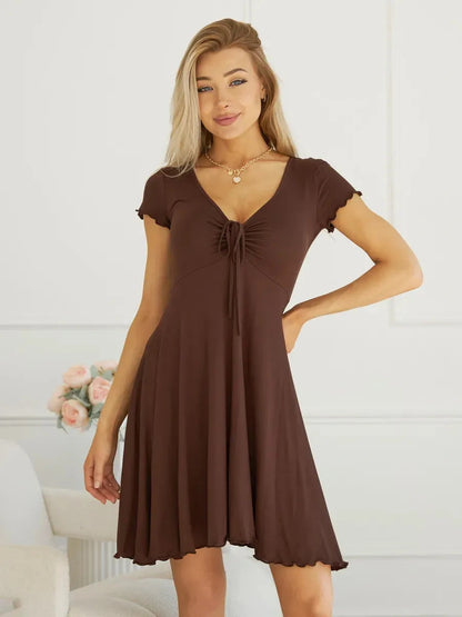 Mocha Mini Dress
