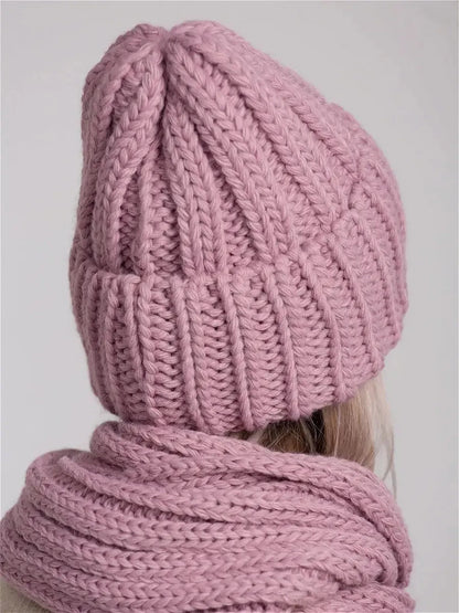 Violet Winter Accessories Set