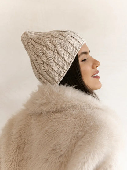 Almond Knit Hat