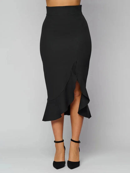 Noir Midi Skirt