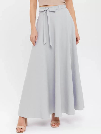 Silver Mist Maxi Skirt