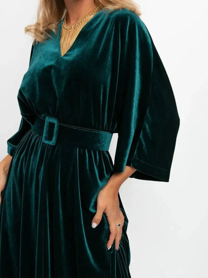 Emerald Midi Dress